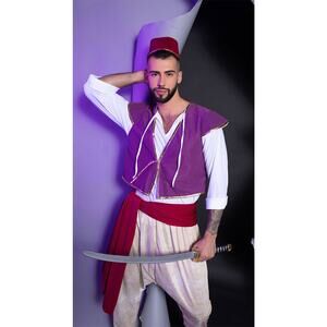 NEW Men's Aladdin Arabian Folk Hero California Costumes Size Large